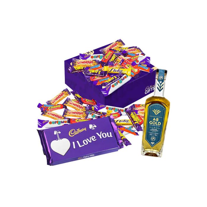 Cadbury Valentines "I Love You" Edition Chocolate & "Yorkshire Rum" Bonanza Set