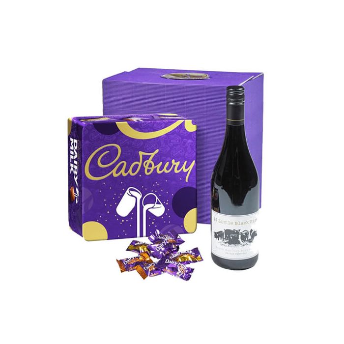 Cadbury Valentines "I Love You" Edition Dairy Milk & Red Wine Set