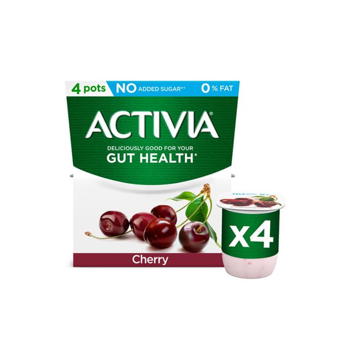 Activia Cherry 0% Fat Yogurts