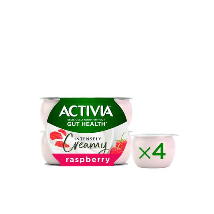 Activia Intensely Creamy Raspberry Yogurts