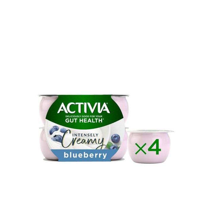 Activia Intensely Creamy Blueberry Yogurts