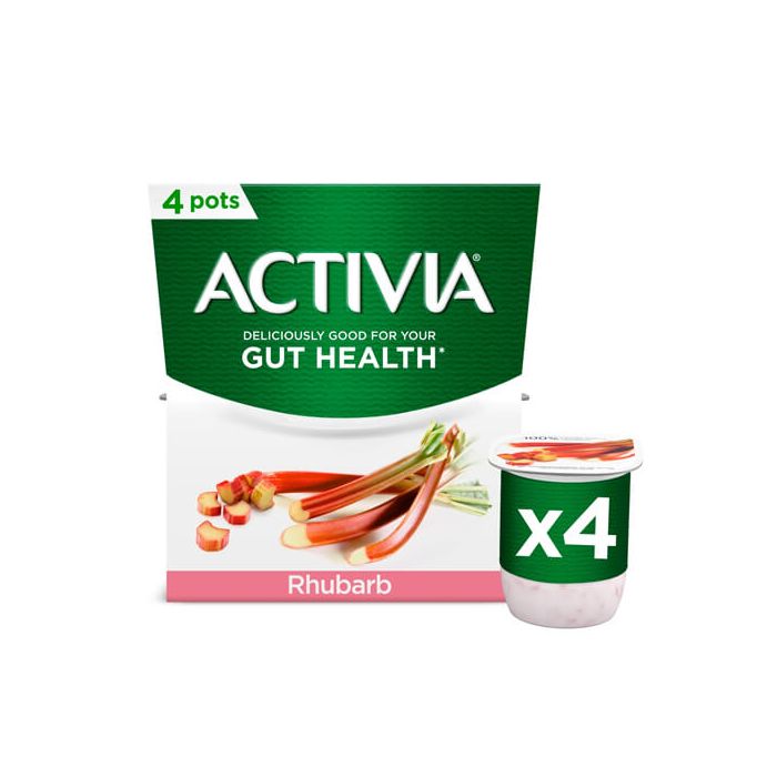 Activia Rhubarb Yogurts