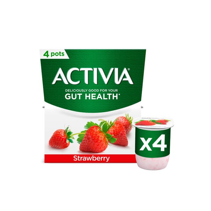 Actimel Strawberry Yogurts