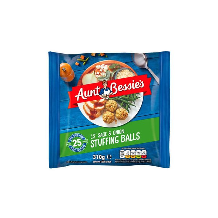 Aunt Bessie's 12 Sage & Onion Stuffing Balls