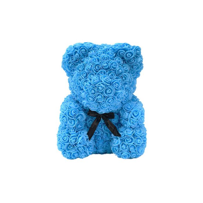 Baby Blue Rose Bear