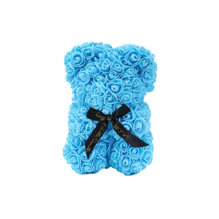 Baby Blue Rose Bear