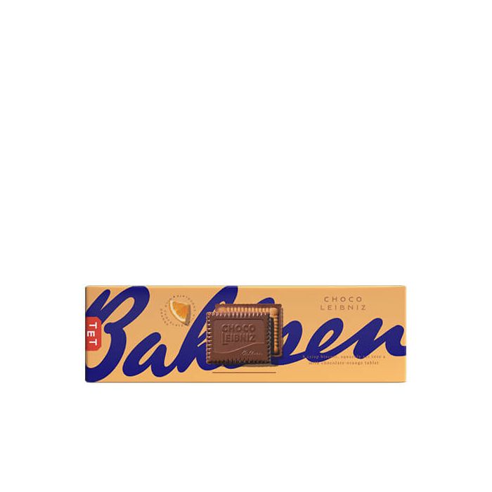 Bahlsen Choco Leibniz Orange Milk Chocolate Biscuits