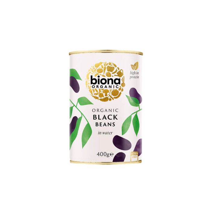 Biona Organic Black Beans in Water (No Added Sugar or Salt)