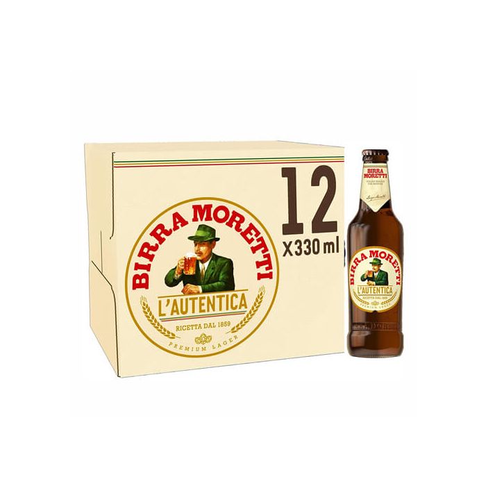 Birra Moretti Bottles