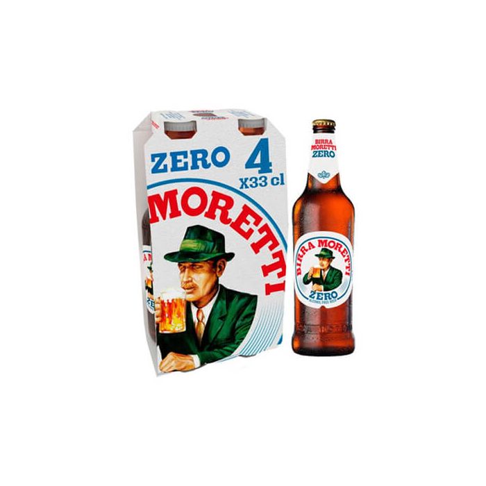 Birra Moretti Lager (Alcohol Free) Bottles