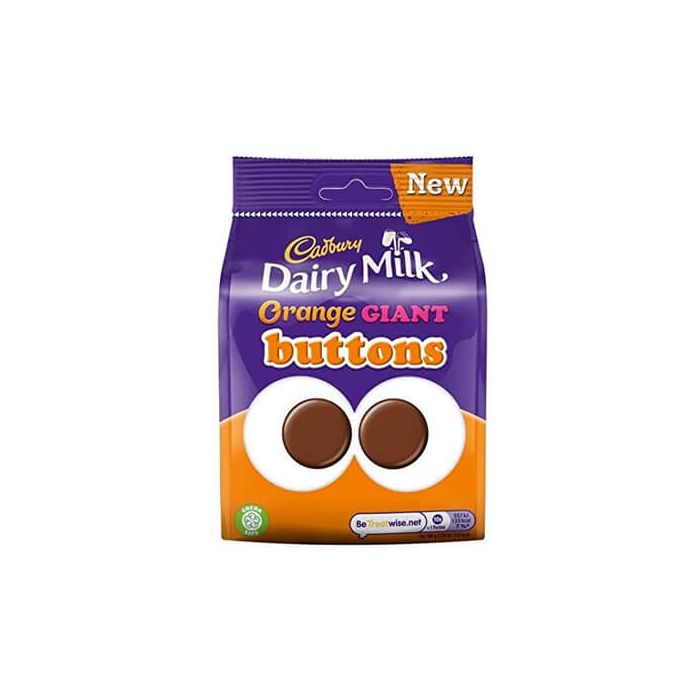 Cadbury Dairy Milk Chocolate Orange Giant Buttons