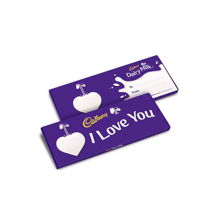 Cadbury Valentines "I Love You" Edition Dairy Milk Bar