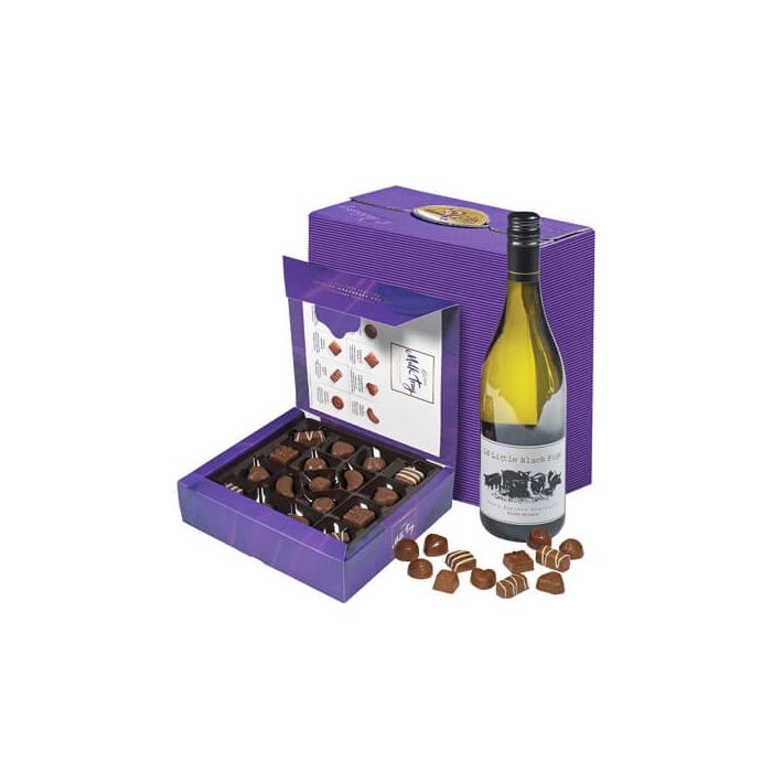 Cadbury Milk Tray & White Wine Hamper