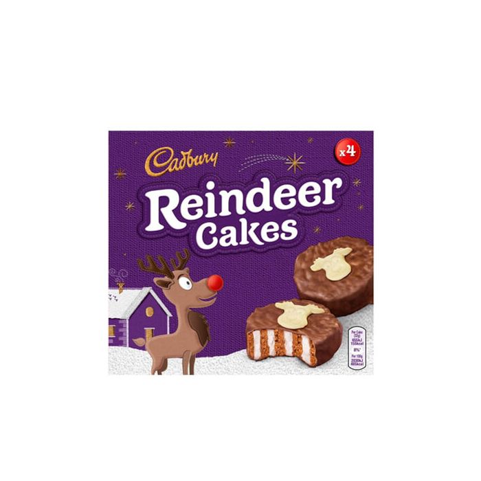 Cadbury Rudolph and Robin Cakes