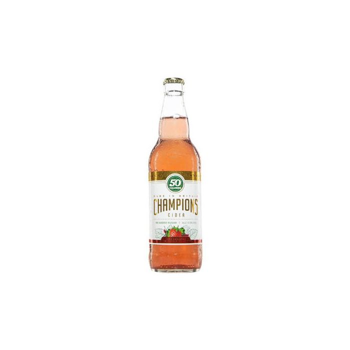 Champions Strawberry & Rhubarb (Alcohol Free) Bottle