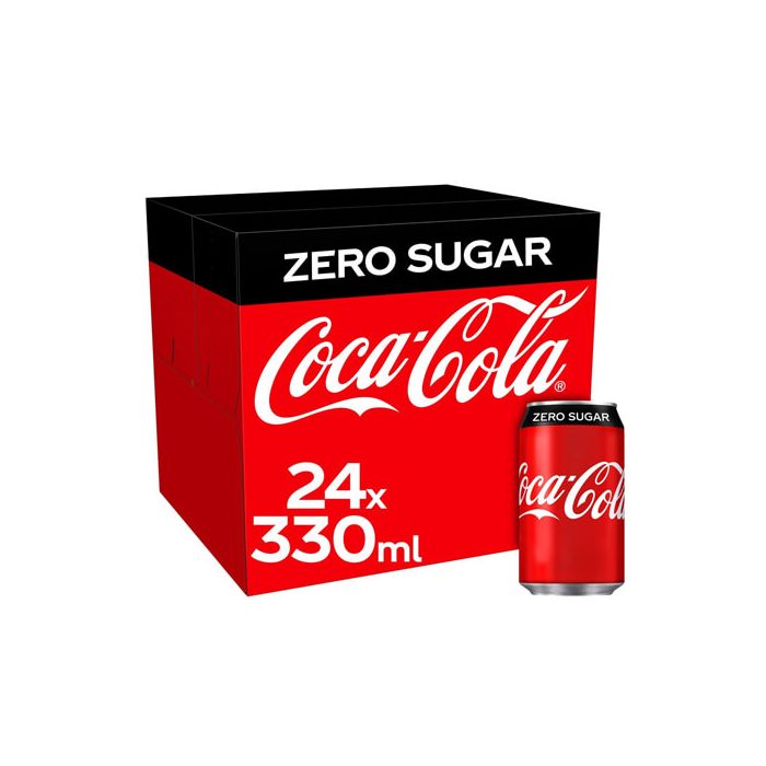 Coca Cola Coke Zero Cans (Sugar Free)