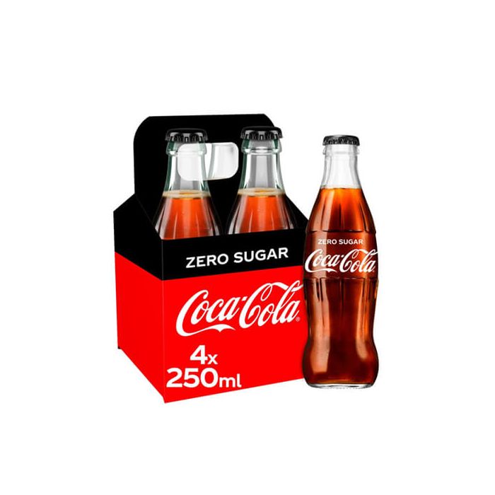 Coca Cola Coke Zero Glass Bottles (Sugar Free)