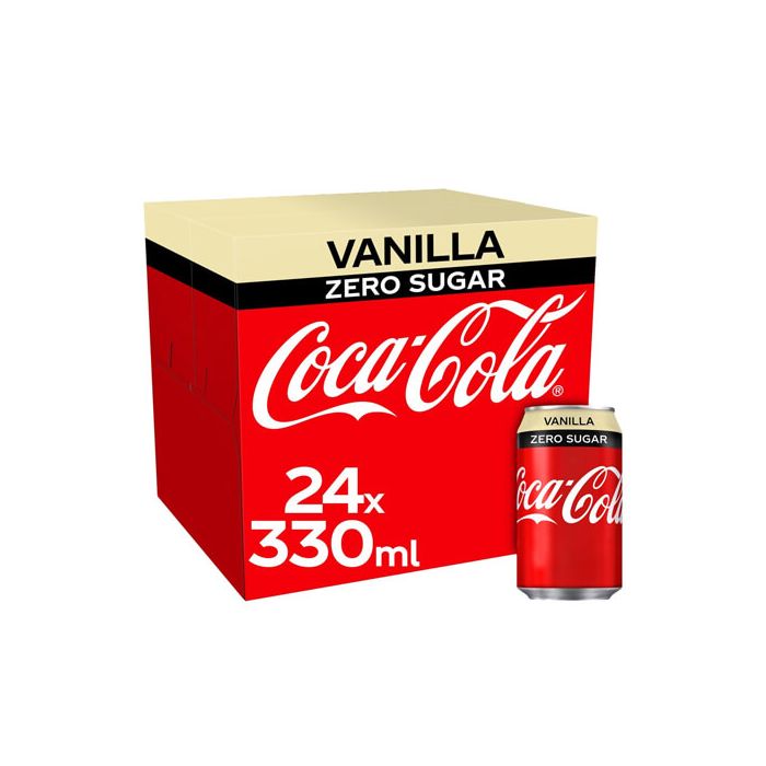 Coca-Cola Vanilla Zero Sugar Cans