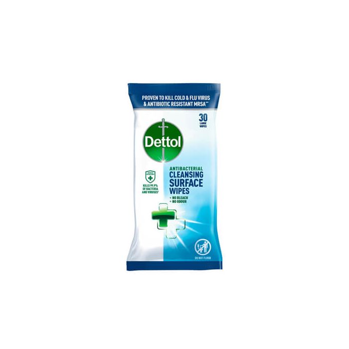 Dettol Anti-Bacterial Cleansing Surface Large Wipes