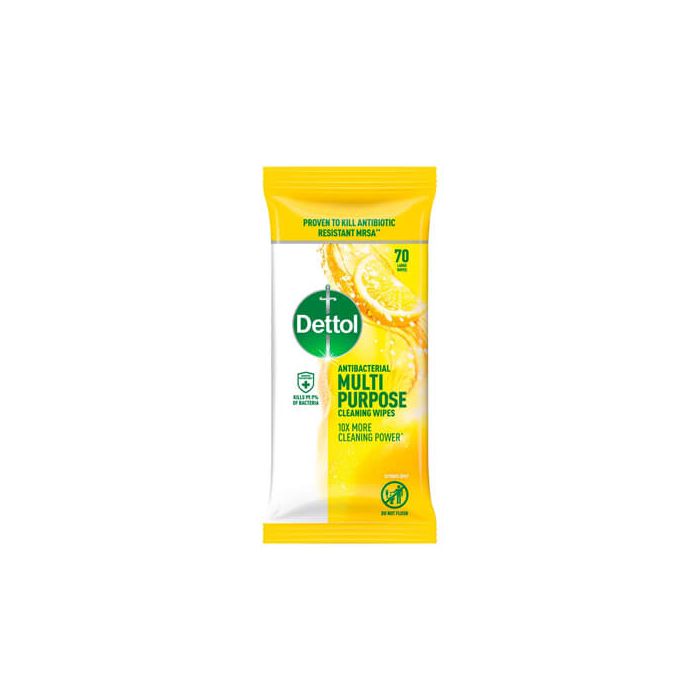 Dettol Multi Purpose Citrus Zest Large Wipes