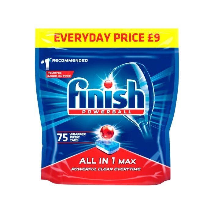 Finish All In 1 Max Original 75 Dishwasher Tablets (Value Pack)