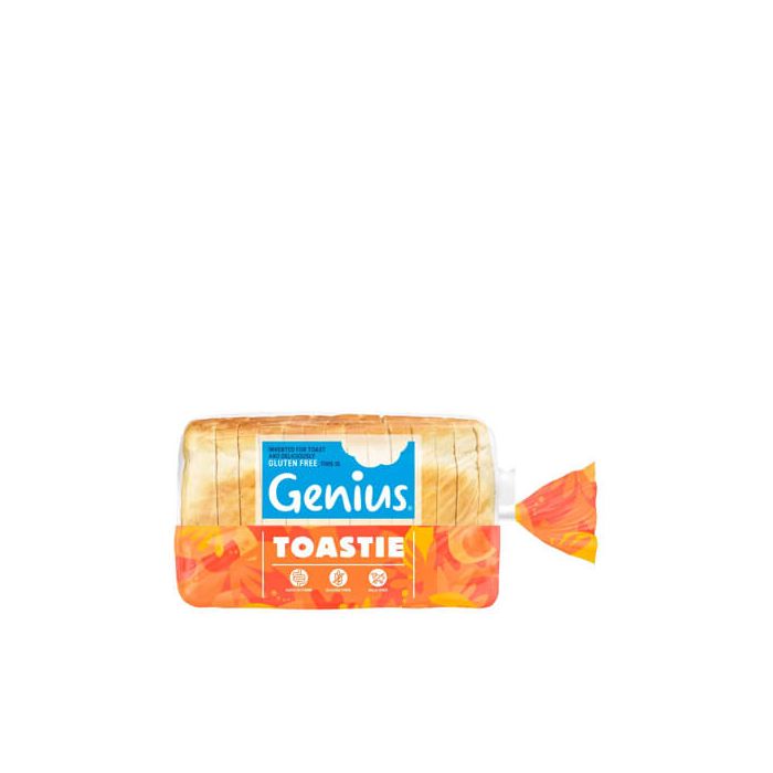 Genius Toastie Square Cut White Loaf (Gluten Free)