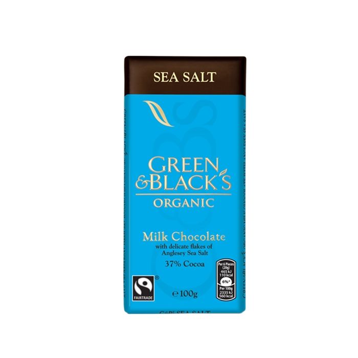 Green & Black's Organic Sea Salt Milk Chocolate Bar