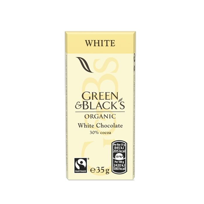 Green & Black's Organic White Chocolate Bar