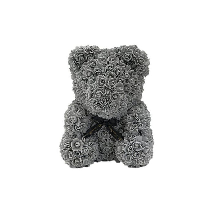 Grey Rose Bear