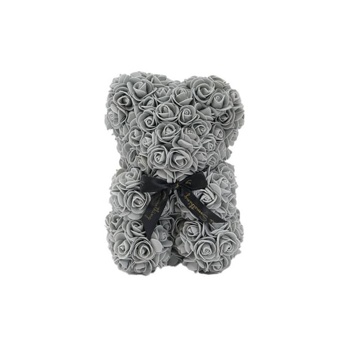 Grey Rose Bear