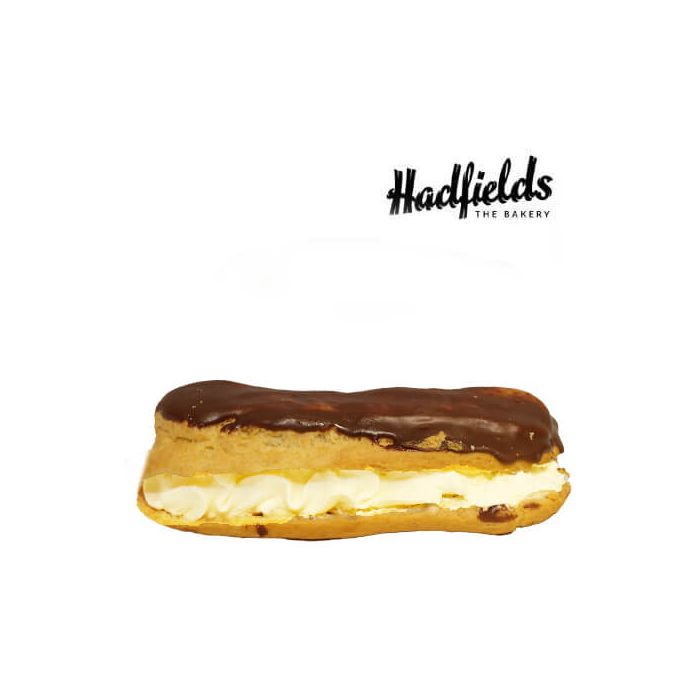 Hadfields Bakery Chocolate Eclair with Fresh Cream