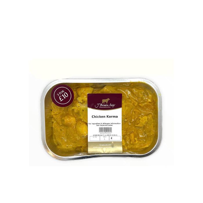 J Brindon Addy Butchers Chicken Korma