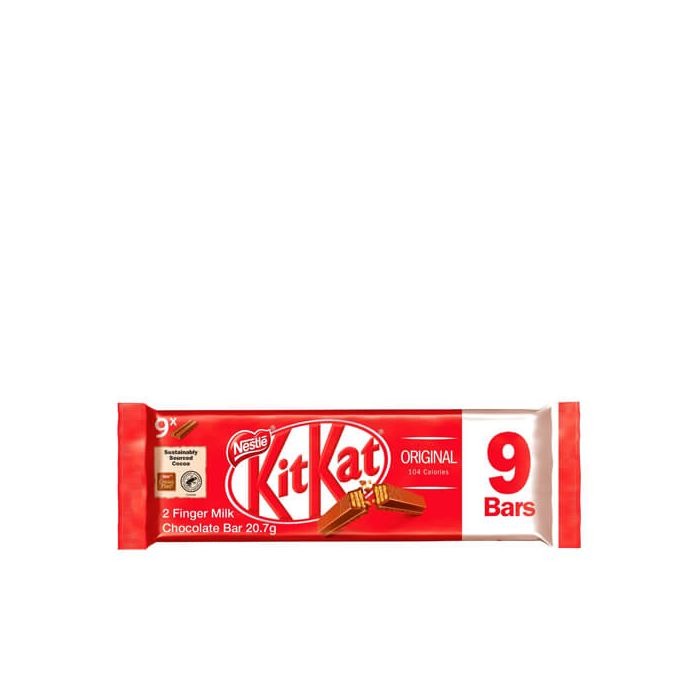 Kit Kat 2 Finger Milk Chocolate Biscuit Bars