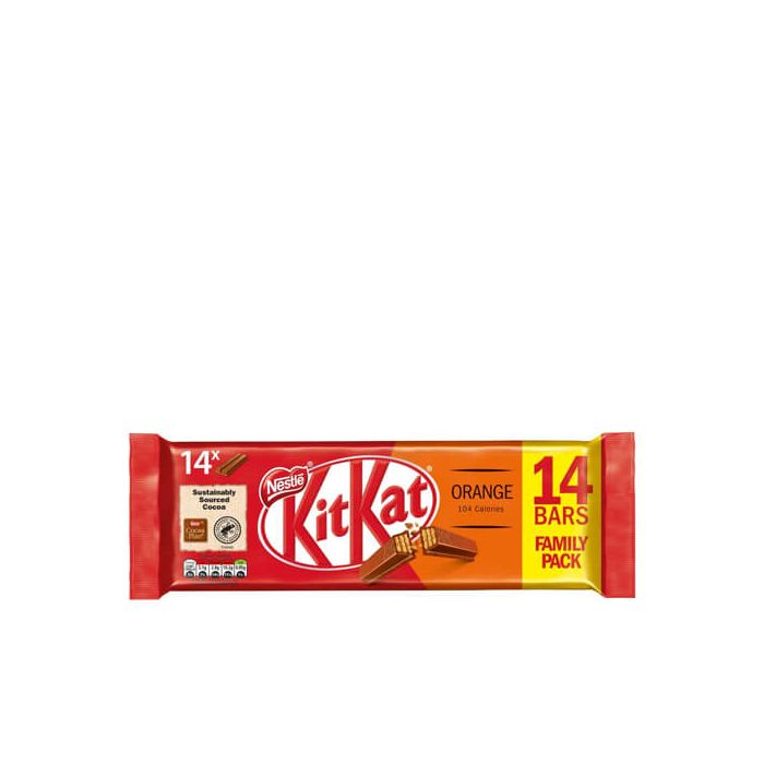 Kit Kat 2 Finger Orange Chocolate Biscuit Bars