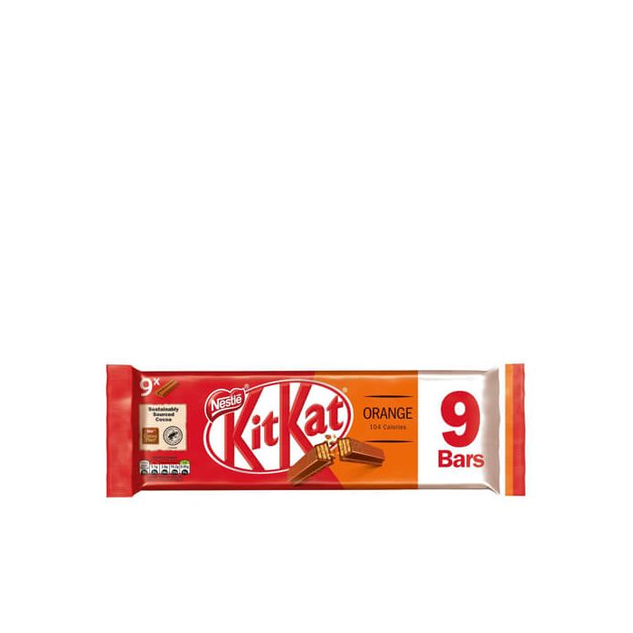 Kit Kat 2 Finger Orange Chocolate Biscuit Bars