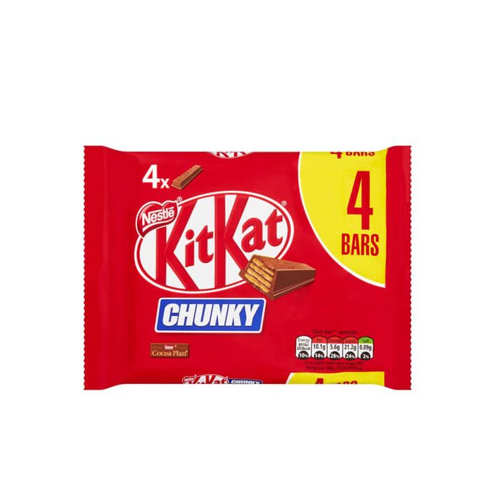 Kit Kat Chunky Milk Chocolate Biscuit Bars