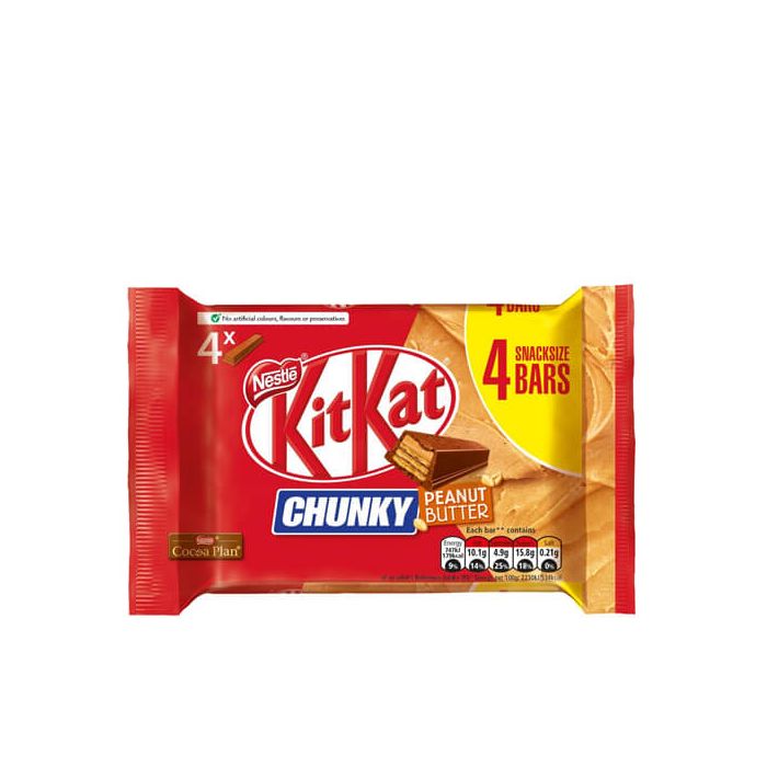 Kit Kat Chunky Peanut Butter Chocolate Biscuit Bars