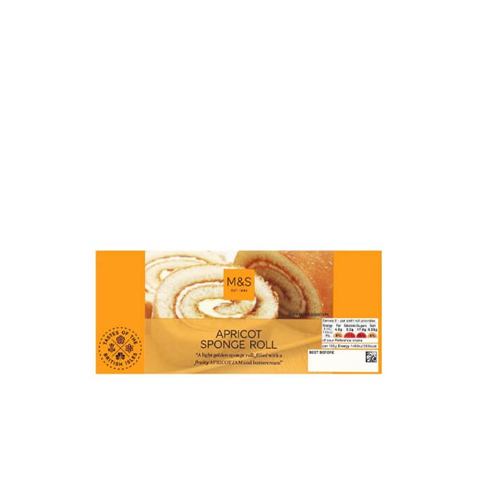 M&S Apricot Sponge Roll