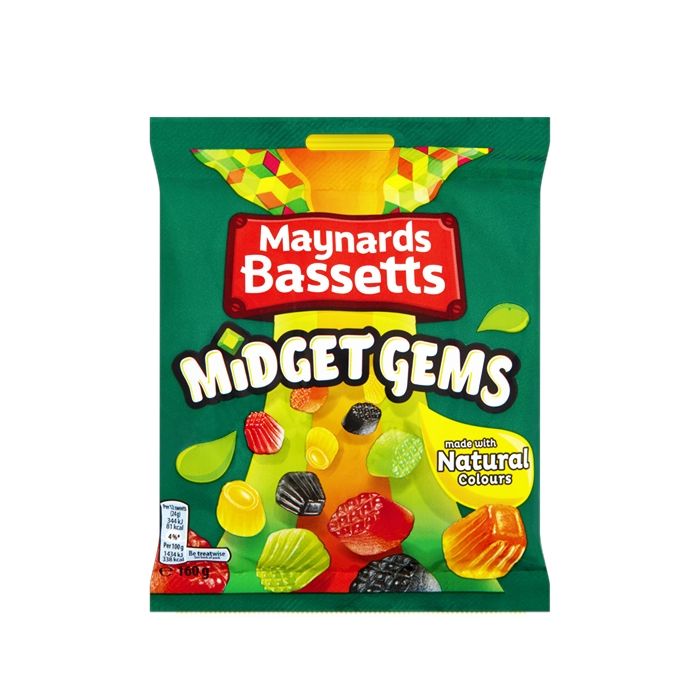 Maynards Bassetts Midget Gems Sweets Bag