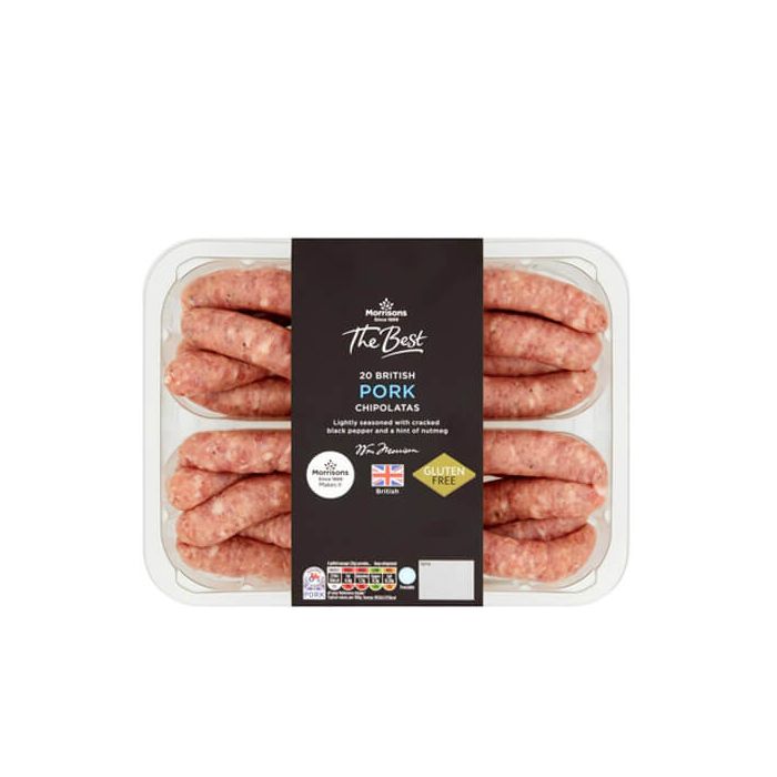 Morrisons The Best Pork Chipolatas