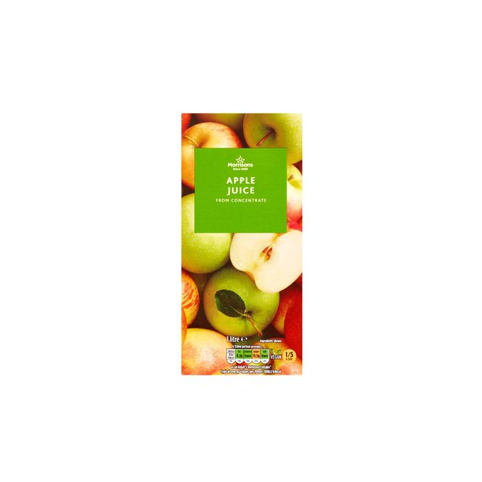 Morrisons Apple Juice from Concentrate Carton