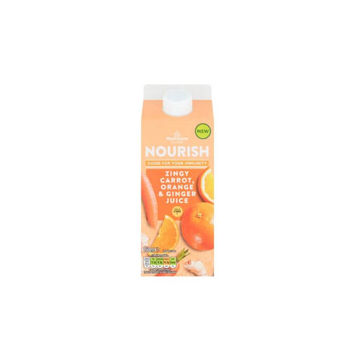 Morrisons Nourish Carrot, Orange & Ginger Juice