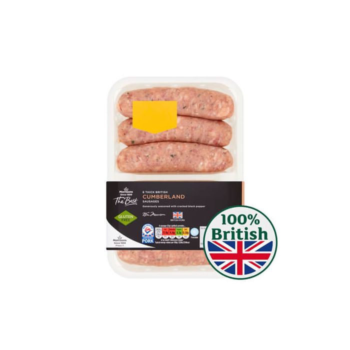 Morrisons The Best Pork Thick Cumberland Sausages