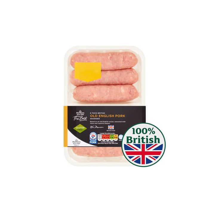 Morrisons The Best Thick Old English Sausages