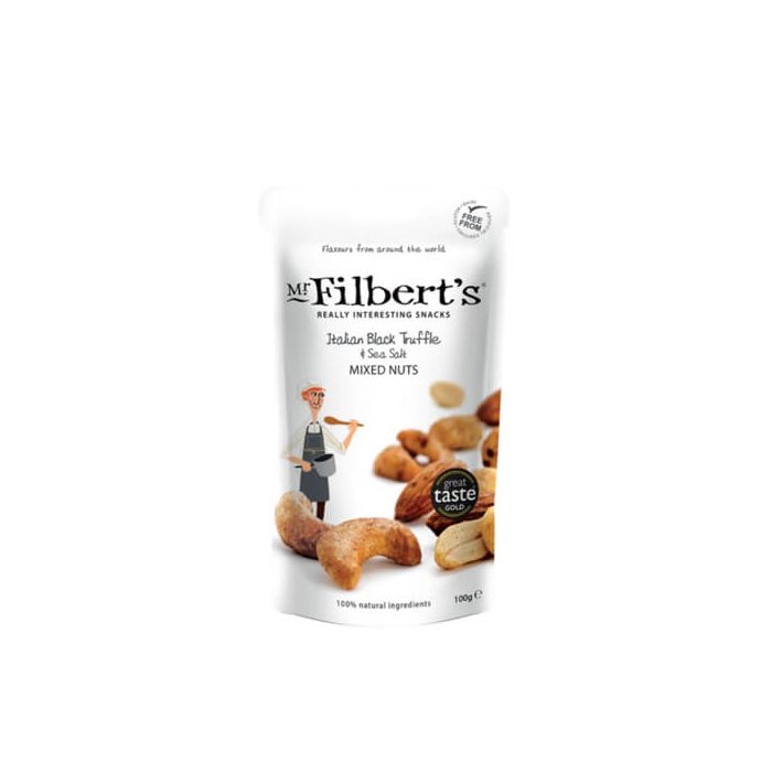 Mr Filberts Italian Black Truffle & Sea Salt Mixed Nuts