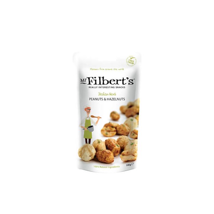 Mr Filberts Italian Herb Peanuts & Hazelnuts