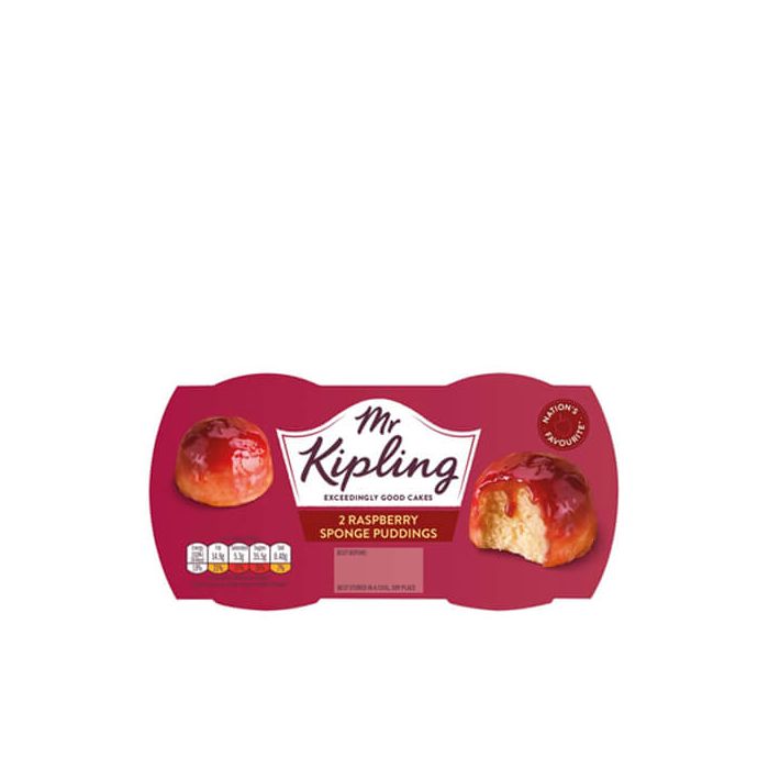 Mr Kipling Exceedingly Good Raspberry Sponge Puddings