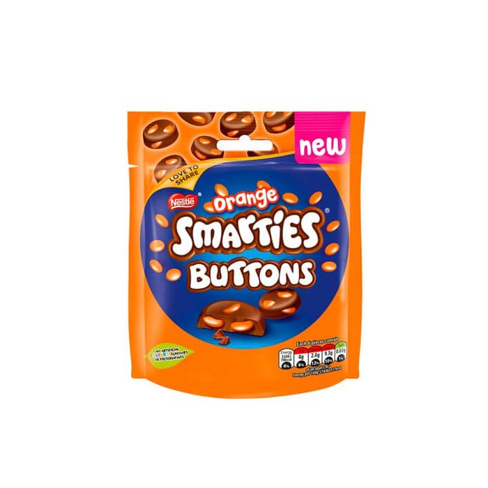 Nestle Smarties Chocolate Orange Buttons