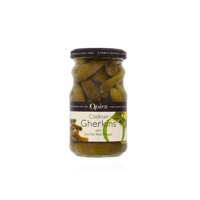 Opies Cocktail Gherkins in Distilled Malt Vinegar