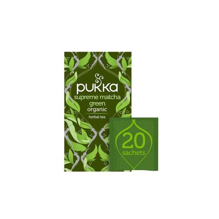 Pukka Supreme Matcha Green, Organic Green Herbal Tea